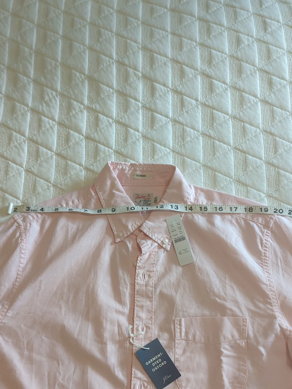 J. Crew Garment Dyed Oxford Shirt Medium Tall